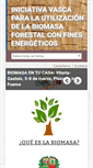 Mobile Screenshot of biomasaeuskadi.net